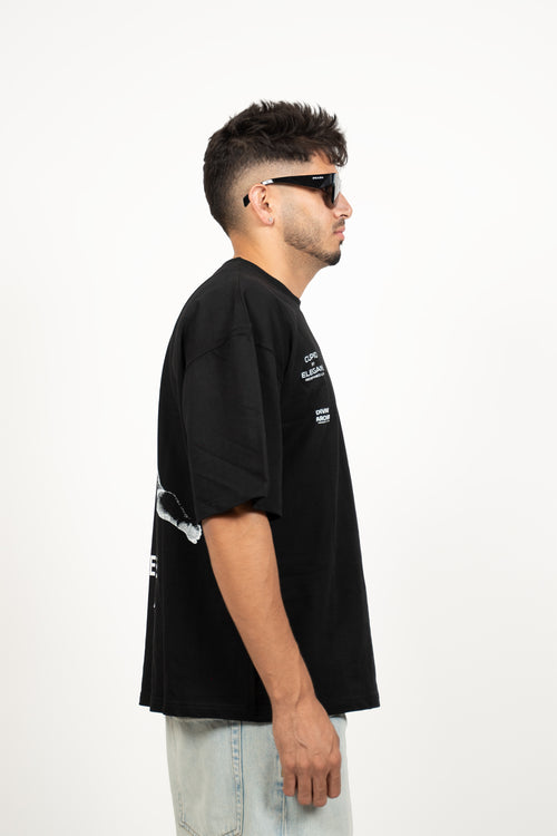 THE CUPID OVERSIZED TSHIRT | BLACK