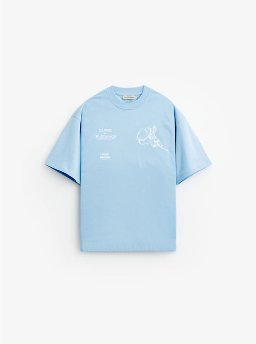 THE CUPID OVERSIZED TSHIRT | SKY BLUE